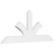Ekena Millwork Richland Architectural Grade PVC Gable Bracket, 72"W x 30"H x 2"D x 6"F, 10/12 Pitch GBP072X30X0206RIC00 - alternate 1